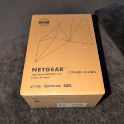 Netgear CM600-100NAS (24x8) DOCSIS 3.0 Cable Modem. $80 OBO