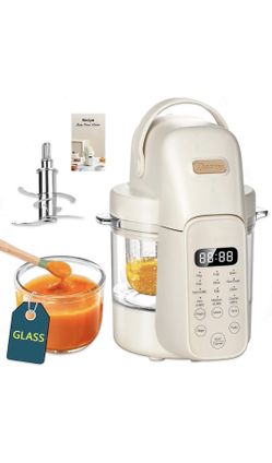 Glass Baby Food Maker Processor Steamer Puree Blender Grinder Mills 