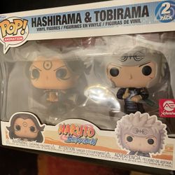 Funko Pop Exclusive 2 Pack Anime Naruto Hashirama Tobirama