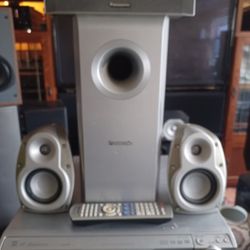 PANASONIC 5.1 RECEIVER WITH KLIPSCH SPEAKERS AND SUBWOOFER $100 FINAL PRICE 