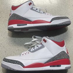 Size 13 Jordan 3 Retro Fire Red