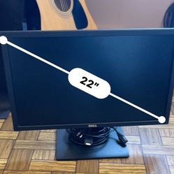 22 Inch Dell Monitor In Great Working Condition 