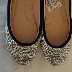 Sparkling Flat Size 7 Shoes