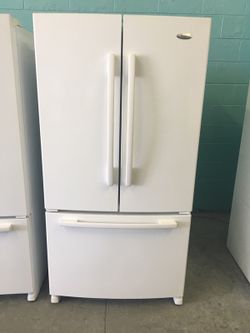 White French Door Refrigerator