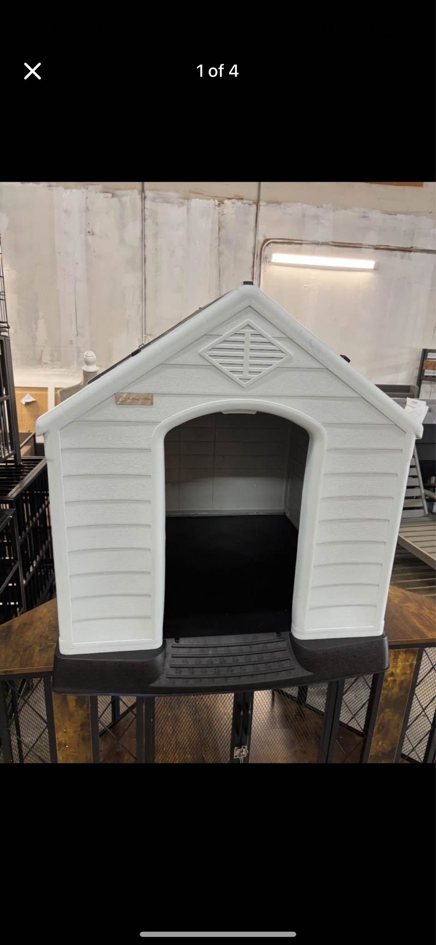 New 42 inch waterproof plastic dog house