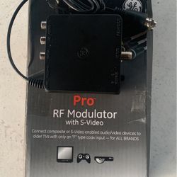 GE-RF Modulator With S- Video