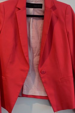 Zara Hot Pink Blazer