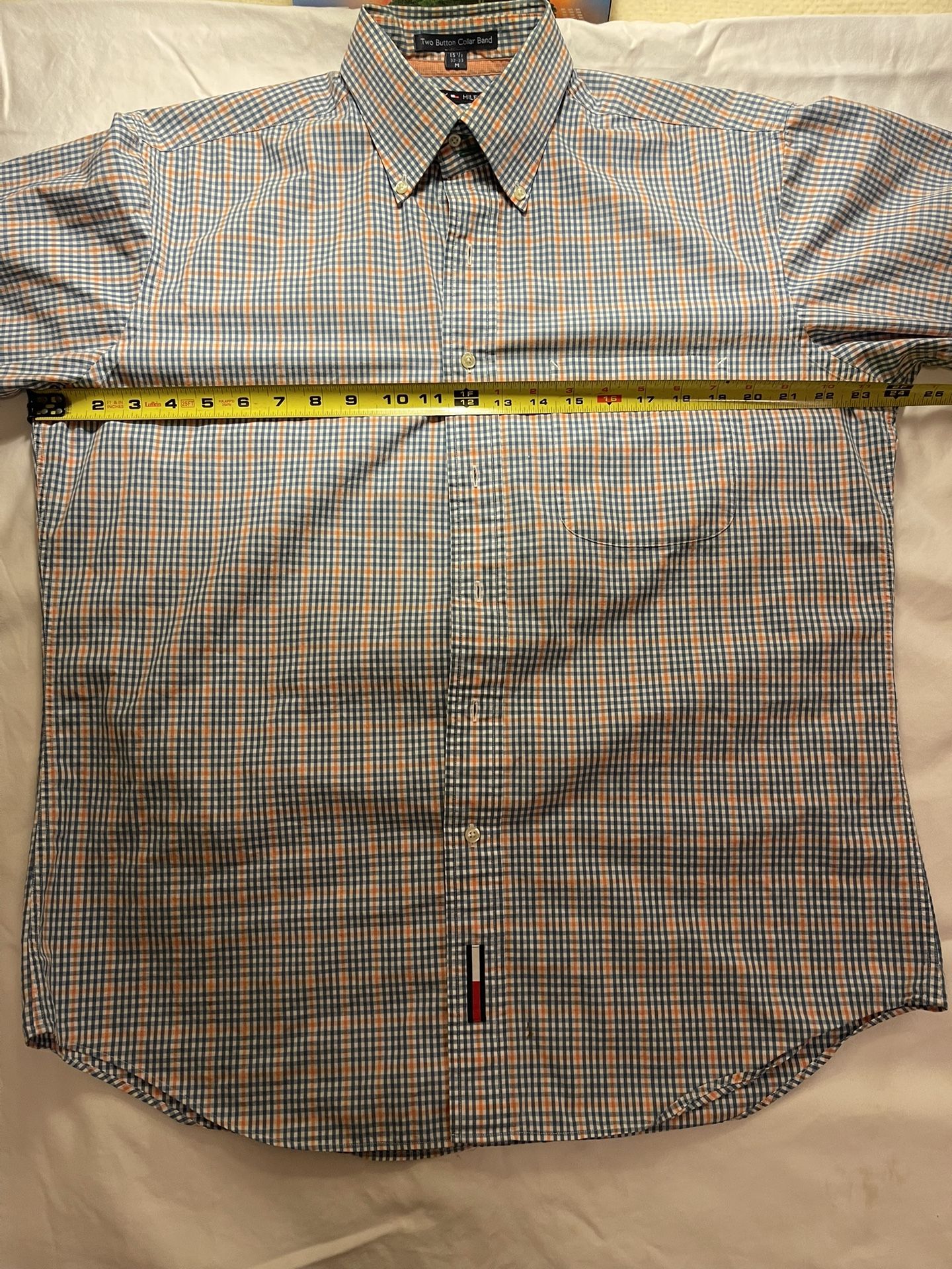 Men’s - LS - Tommy Hilfiger - Medium - 15 1/2 32-33 - Used