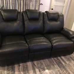 Couch Recliner Set