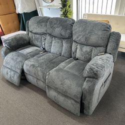 New Power Recliner Reclining Sofa 