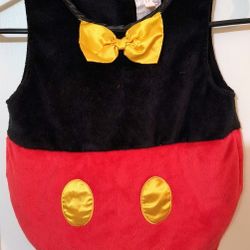 Disney Baby Mickey Mouse Infant Costume Size 12-24 Months Tunic Only CostumesUSA