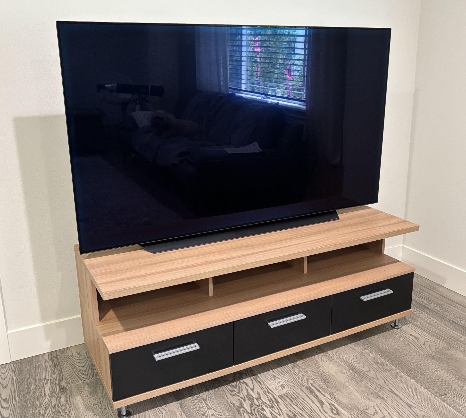 TV Media And Shelf Storage Cabinets