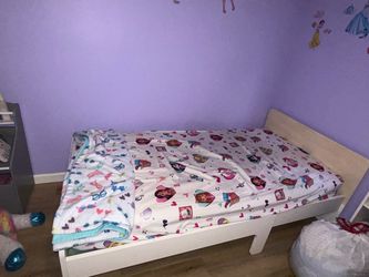 IKEA Twin Bed Frame and Mattress