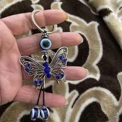 Evil Eye 🧿 Keychain Charm & Necklace 