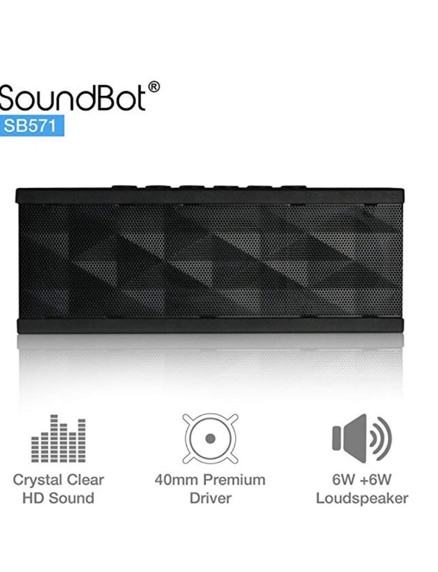 Soundbot SB571 Bluetooth Speaker for 12 hrs Music Streaming & Hands-Free Calling