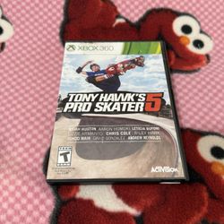 Xbox 360 Tony Hawk’s Pro Skater 5 Game 