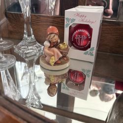 Authentic Vintage Hummel Goebel Figurine – Western Germany Girl with Chicks Collectible