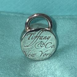 Tiffany & Co. Circle Notes Padlock Charm