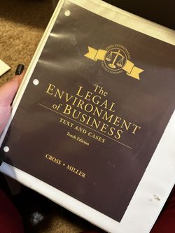 The Legal Environment Of Business Book