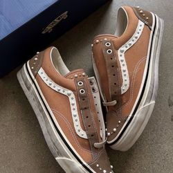 Pearlized Vans Cocoa