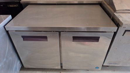 WORKING! Hoshizaki Commercial Worktop Refridgerator Stainless Steel Steelheart Series