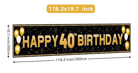 40th birthday Decor
