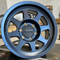 4 NEW Method MR701 Bead Grip Bahia Blue wheels -12mm 6x5.5 17x9 Fits Chevy Toyota Ram 1500 GMC