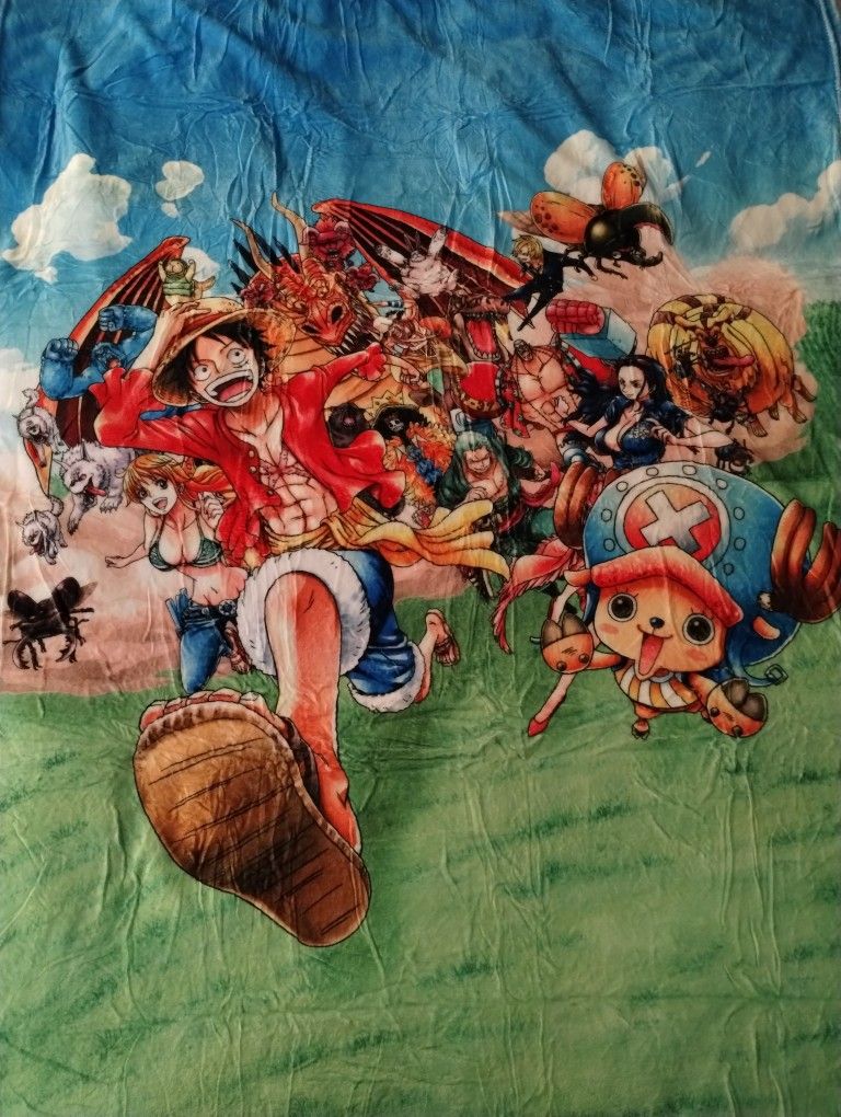 Monkey D. Luffy One Piece Anime Blanket