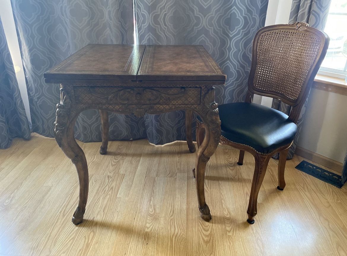 Handmade Maitland-Smith Foldable Gaming Table