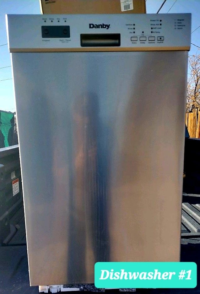 (2) New, Open Box Danby Stainless Steel Dishwashers for Sale in