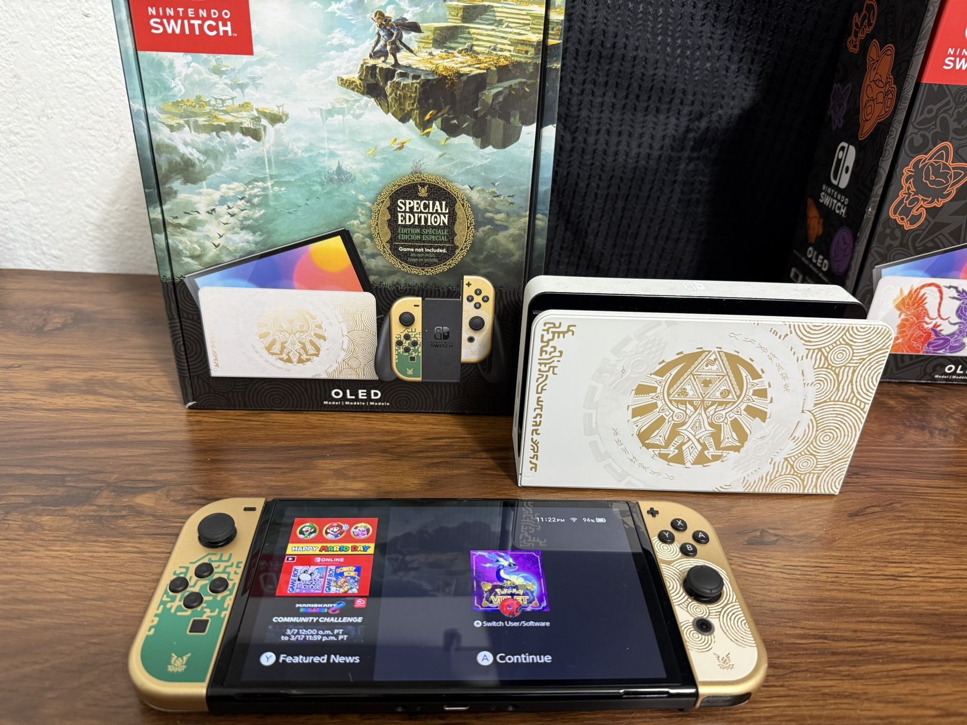 Oled Nintendo Switch Zelda Special Edition