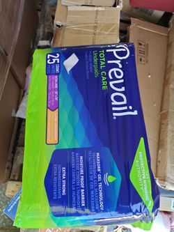 Prevail Total Care Underpads Extra Large 30x30in Super Absorbent 25 Count