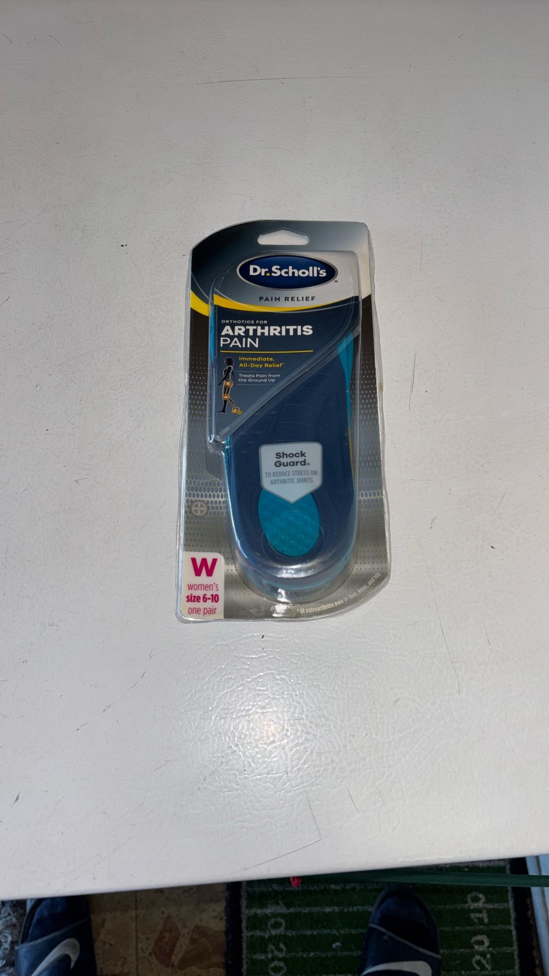 Dr. Scholls Arthritis Orthotics Pain Relief Shock Guard Shoe Inserts Women’s Size 6-10