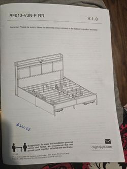 Full bed frame