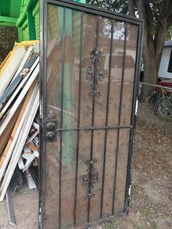 Metal security door36x80