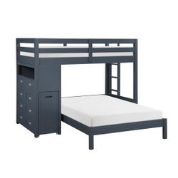Twin Over Full Bunk Bed  