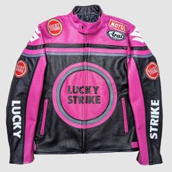 Lucky Strike Leather Unisex Jacket
