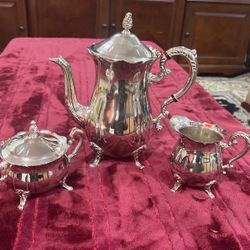 Silver Plated Tea Set 