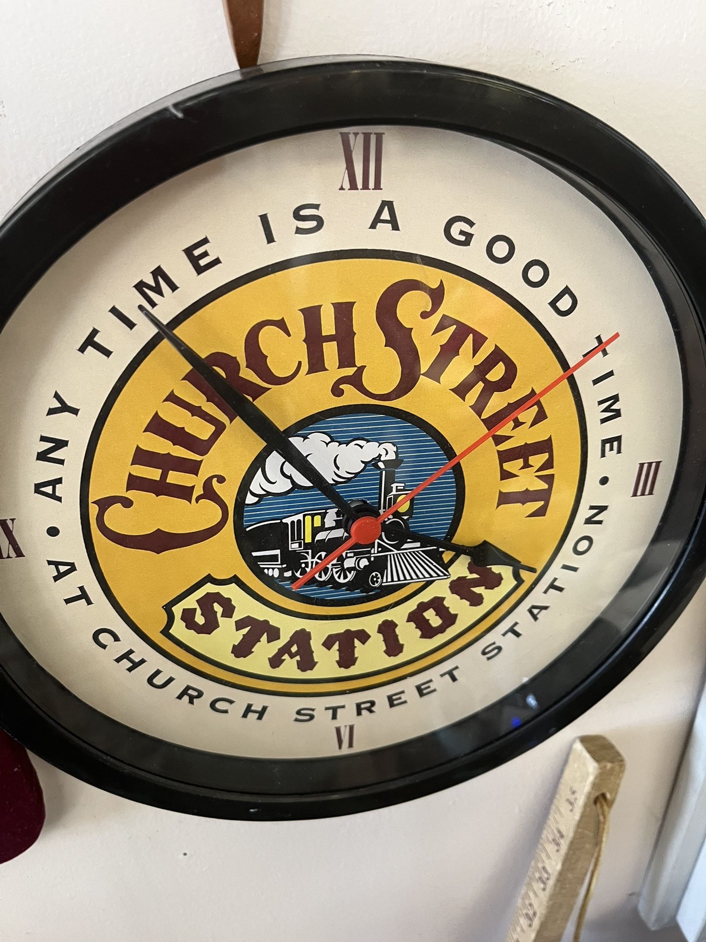 Clock, Church Street Station, Vintage