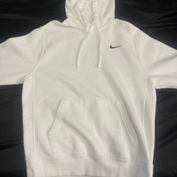 White Nike hoodie