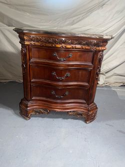 ANTIQUE  SIDE TABLE  3 drawers