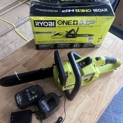 RYOBI ONE+ HP 18V Brushless 10 in. Battery Chainsaw