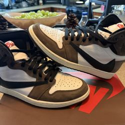 Travis Scott Air Jordan 1 Mocha Size 10.5 & 14 