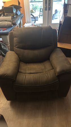 Oversize Electric recliner Brown