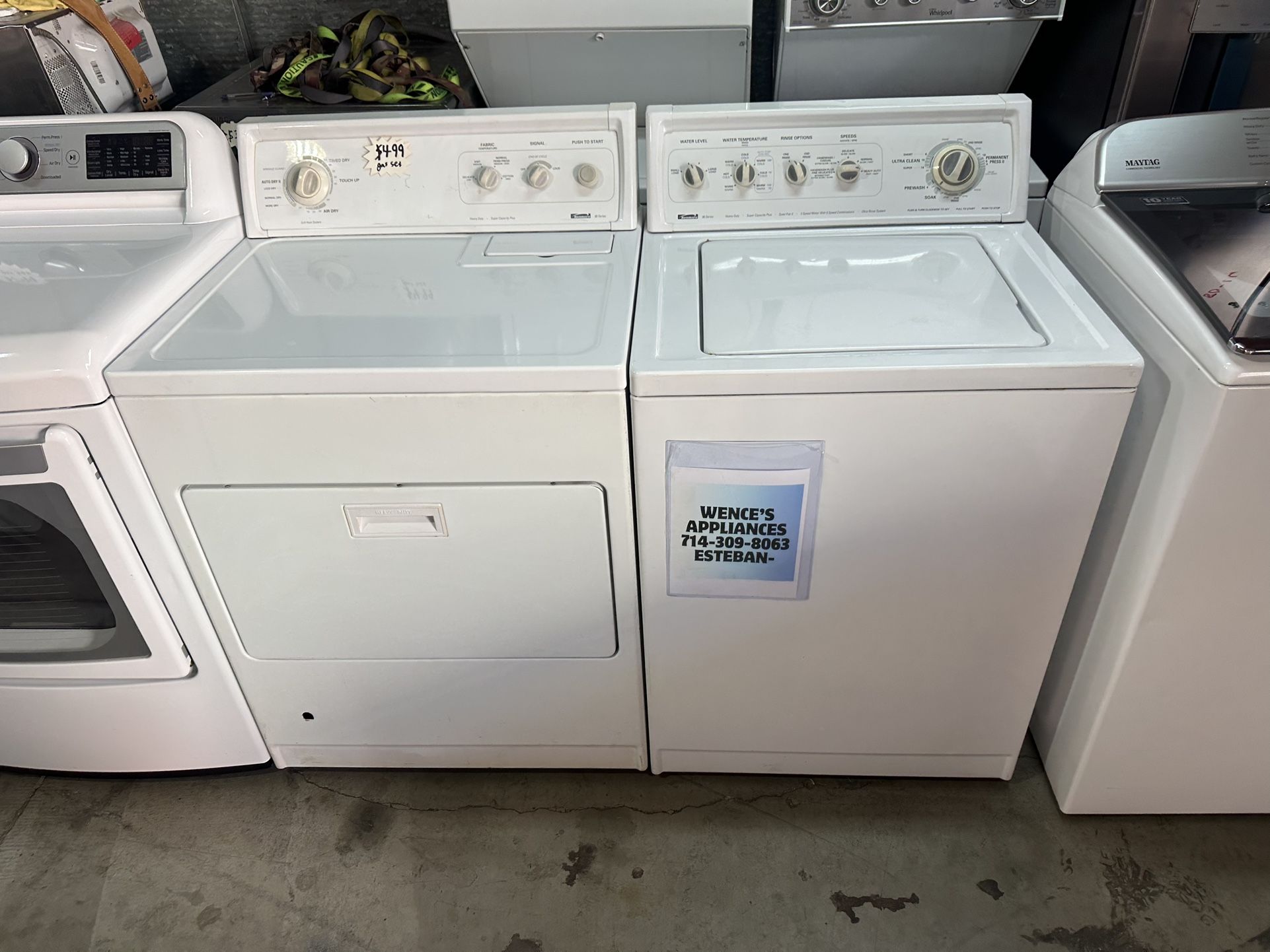 Kenmore Washer And Gas Dryer