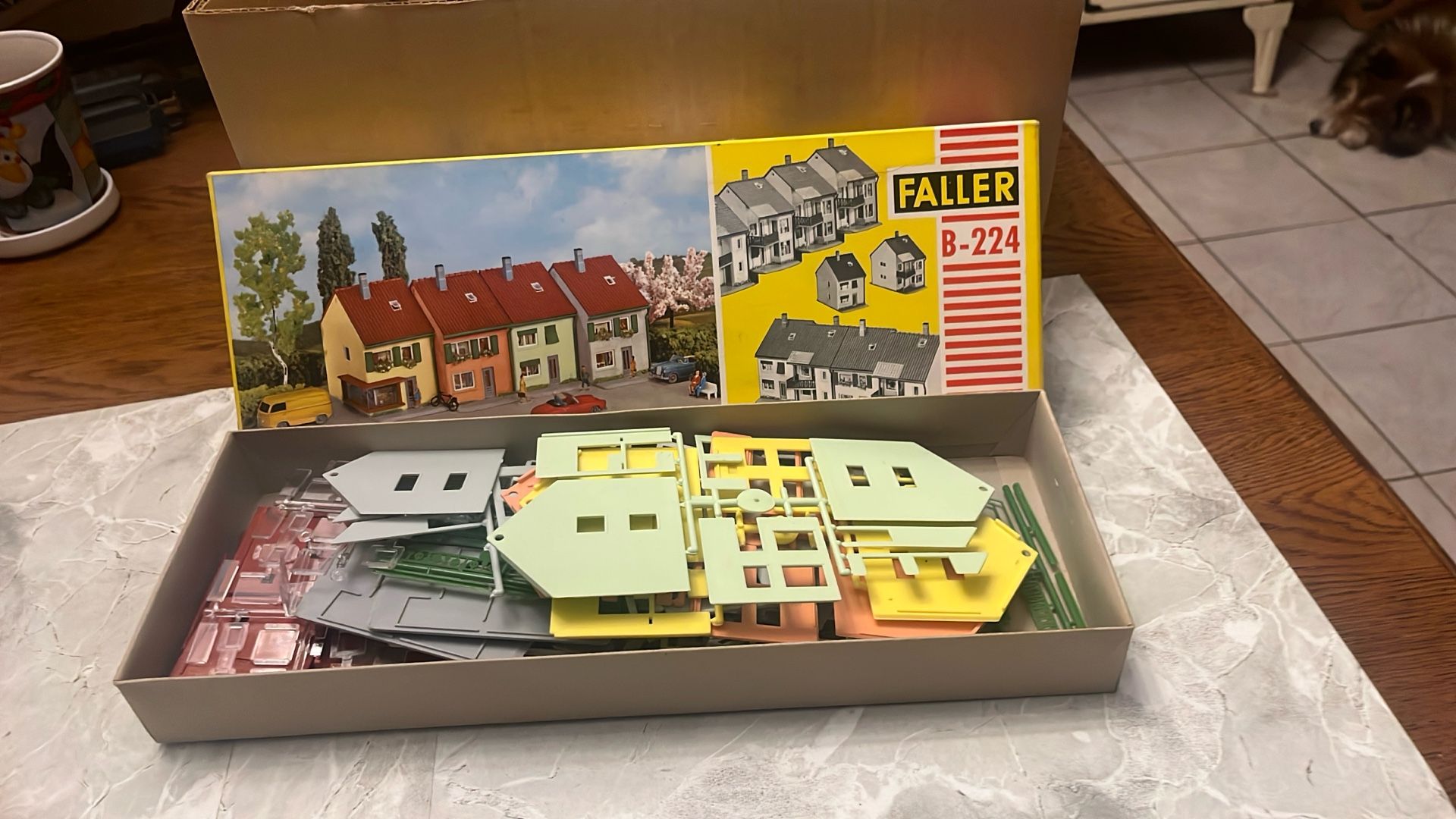 Model Train Kit Houses