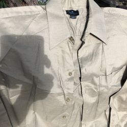 NWOT Kenneth Cole Reaction Long Sleeved Olive Green Men’s Shirt