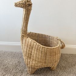 Giraffe Shaped Storage Basket