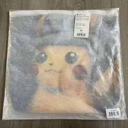 Pokémon Center × Van Gogh Museum: Pikachu Inspired by Self-Portrait with Grey Felt Hat Canvas Tote Bag NEW/SEALED