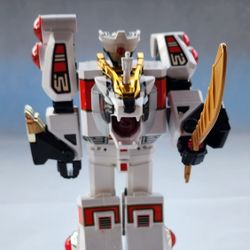 WHITE TIGER ZORD - Mighty Morphin Power Rangers / Actionfigur / Bandai 1994 EUR 37,99 - PicClick DE